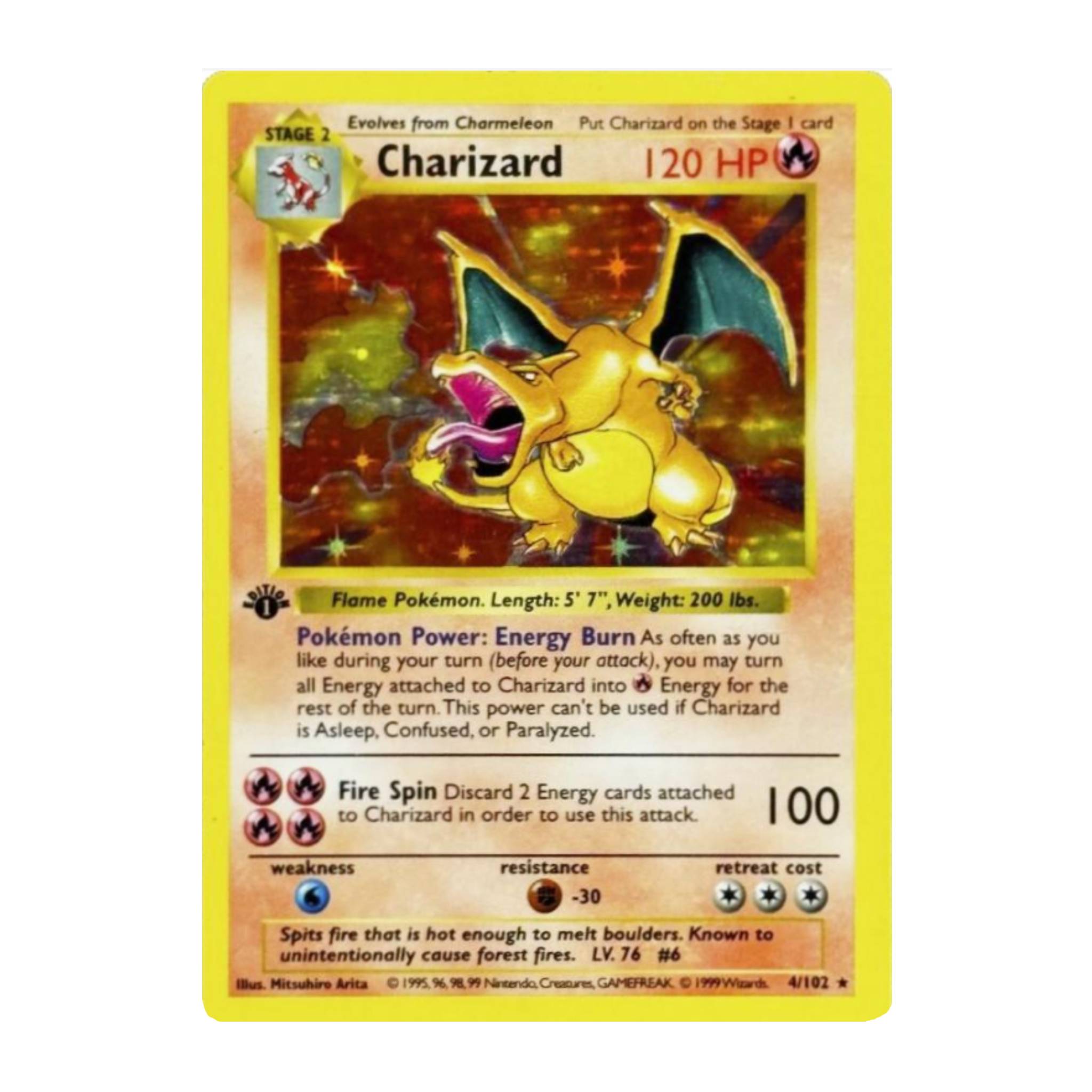 Charizard 1st Edition Base Set PSA 10